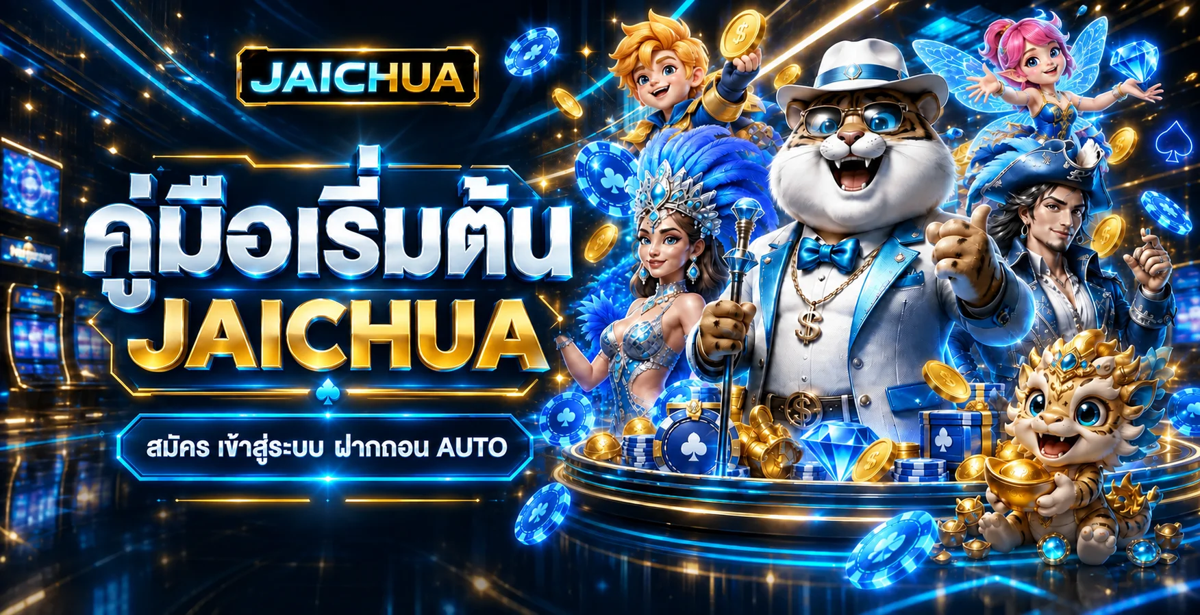 JAICHUA คู่มือเริ่มต้น | สมัคร เข้าใช้ ฝากถอน AUTO
